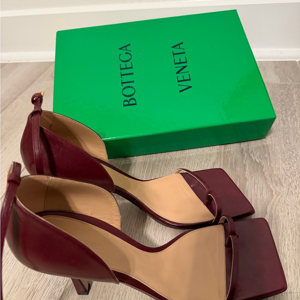 Bottega Veneta Dark Red Heels